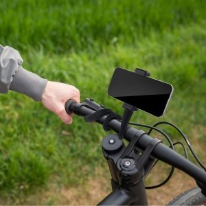 Allecto Plus - Flexibele Kinderwagen Telefoonhouder met Antislip Armgreep - Stuur Bureau Loopband - Handige Mobiele Telefoon Standaard