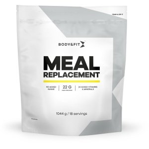 Body & Fit Low Calorie Meal Replacement - Dieetshake - Maaltijdvervanger - Maaltijdshake - Whey- en Melkeiwit - Gewichtsverlies Shake met Havermout - Banaan - 1044 gram (18 shakes)
