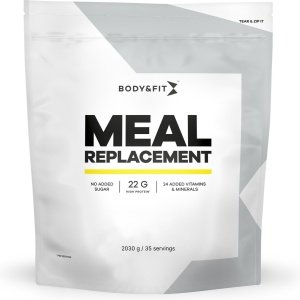 Body & Fit Low Calorie Meal Replacement - Dieetshake - Maaltijdvervanger - Maaltijdshake - Whey- en Melkeiwit - Gewichtsverlies Shake met Havermout- Banaan - 2030 gram (35 shakes)