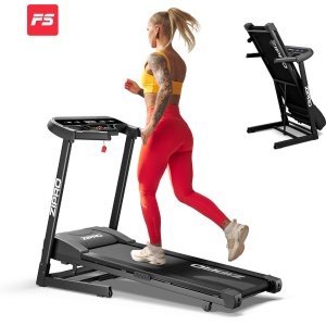 ZIPRO® Pulse Loopband Inklapbaar met Hellingfunctie | Elektrisch 1-12 km/h | LCD-Display | 12 Programma's | Bluetooth App | Hartslagmeting | Caloriemeting | Inklapbare met Helling | Treadmill voor Thuis | Opvouwbare