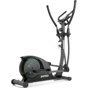 Zipro Hulk Magnetische Crosstrainer, Hartslagsensoren, Gemakkelijk te transporteren, Antislippedalen, Flessenhouder, Homegym, Stabiele structuur, Max. gebruikersgewicht 150 kg, zwart en grijs