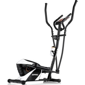 Zipro Shox RS Magnetische Crosstrainer, Hartslagsensoren, Gemakkelijk te transporteren, Antislippedalen, Flessenhouder, Homegym, Stabiele structuur, Max. gebruikersgewicht 120 kg, zwart en wit