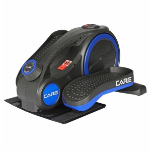 CARE ELLIPTER - Handmatige mini-crosstrainer - 1,5 kg vliegwielmassa - 8 weerstandsniveaus - Zachte training voor thuisgebruik